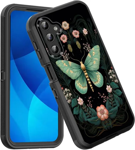 Vista 44 de Funda para Galaxy A14 5G, a prueba de golpes, 3 capas, protección de cuerpo completo, resistente, de alto impacto, para Samsung Galaxy A14 5G de 6.6