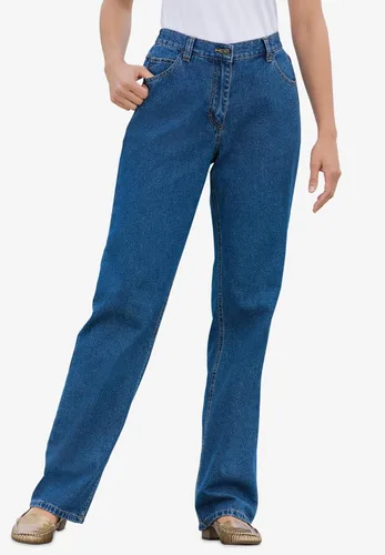 Vista 3 de Woman Within Jeans elásticos de algodón perfecto para mujer, talla grande