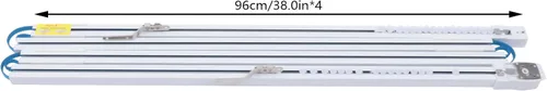 Vista 5 de Sistema de cortinas inteligentes, compatible con control remoto, aplicación o control por voz, abridor de cortinas inteligentes automatizado, barra