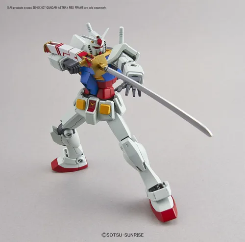 Vista 7 de Bandai Hobby SD EX-Standard 007 Astray Red Frame "Gundam Seed Astray" Kit de construcción