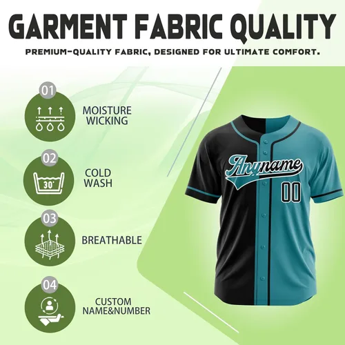 Vista 3 de Camiseta de béisbol personalizada con número de nombre cosido o impreso, camiseta de béisbol para hombres, mujeres, jóvenes, camiseta de béisbol