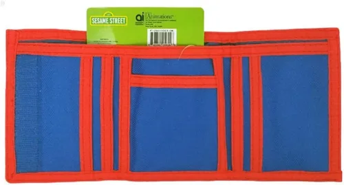 Vista 3 de Sesame Street Cartera triple Elmo, Rojo Azul
