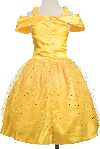 Vista 2 de Lito Angels Disfraz de princesa para niñas con accesorios