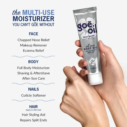 Vista 3 de Jao Brand Goē Oil Aceite para manos, cara y cuerpo Hidratante intensivo e hidratante con extractos de aceite natural A base de plantas, sin