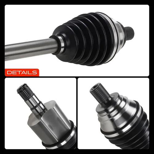 Vista 9 de A-Premium Conjunto de eje de eje CV compatible con Volkswagen Beetle 2012-2014, Passat 2012-2014, L5 2.5L transmisión automática, lado delantero