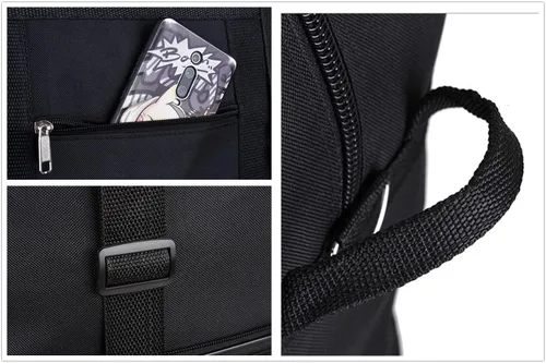 Vista 6 de Bolsa de viaje Oxford expandible extra grande con ruedas, impermeable, ligera, plegable, maleta, Entramado, Equipaje extensible central rígido
