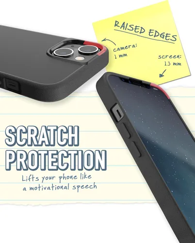 Vista 3 de Smartish - AW Shoots - Funda delgada para iPhone 13, Gripmunk [ligera + protectora], funda fina - Compatible con iPhone 13