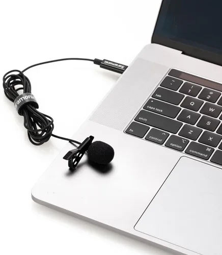 Vista 4 de Saramonic LavMicro-U - Micrófono de solapa USB C para iPhone 15, iPad, Android, micrófono de solapa de condensador omnidireccional para vlogging