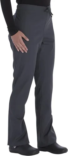 Vista 8 de Vital Threads Conjunto de uniformes médicos para hombres y mujeres con cuello en V y pantalón con cordón VT501C
