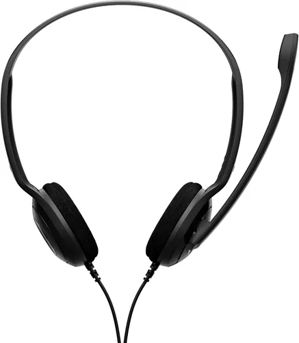 Vista 2 de Sennheiser PC 8 USB - Auriculares estéreo USB para PC y MAC con control de volumen y silencio en línea, color negro
