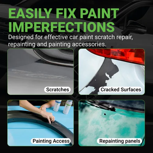 Vista 6 de TouchUpDirect 300 Alpine White III - Aerosol de pintura de retoque compatible con BMW Exact Match - Kit esencial