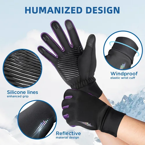 Vista 5 de SIMARI Guantes de invierno para niños, sensibles para pantalla táctil, térmicos, resistentes al agua, para niños y niñas, correr, ciclismo, nieve