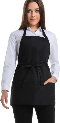 Vista 13 de Syntus Chef Apron for Men Women Kitchen Cooking Apron with Pockets, Adjustable Bib Aprons Stain Resistant