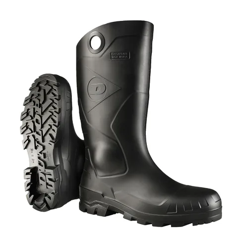 Vista 11 de Dunlop 8908603 Durapro - Botas con puntera de acero de seguridad, material de PVC de polimezcla 100% impermeable, cómodas plantillas energizantes