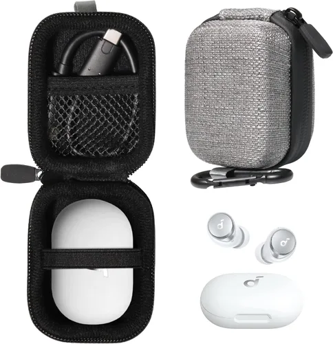 Vista 6 de Funda para auriculares inalámbricos Anker Space A40 con cancelación activa de ruido autoajustable (negro)