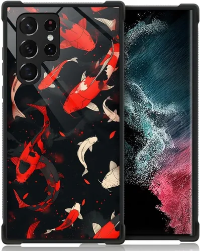 Vista 10 de CARLOCA Funda compatible con Samsung Galaxy S22 Ultra, diseño de humor para adultos, diseño de patrón de humor para niñas y niños, a prueba