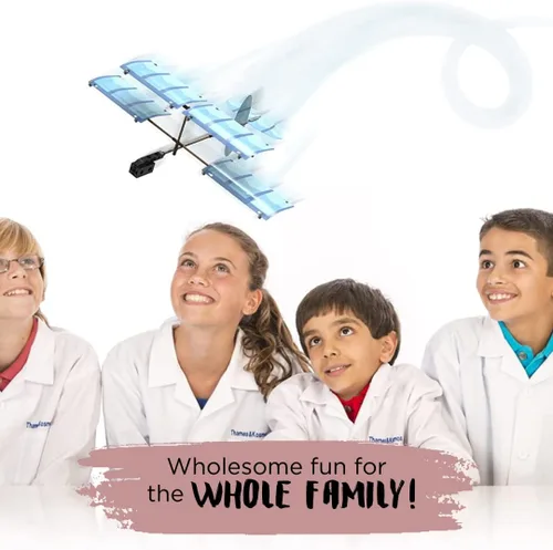 Vista 4 de Thames & Kosmos Kit de experimentos STEM de aviones ultraligeros Construye 5 planeadores Aprende cómo funcionan los aviones para mayores de 8