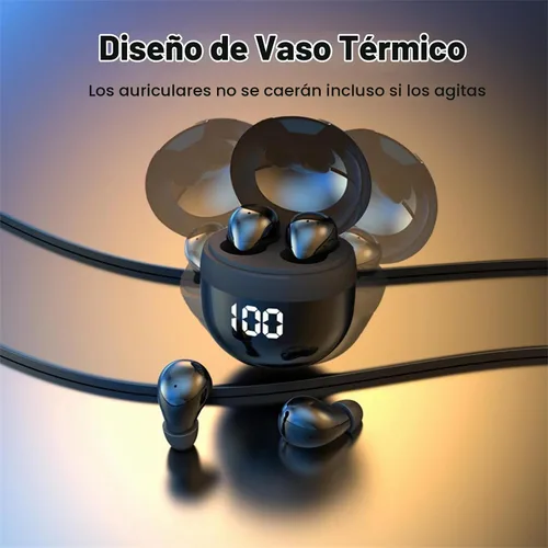 Vista 3 de Pequeños mini auriculares invisibles para el trabajo inalámbricos Bluetooth diminutos de perfil bajo micro pequeños discretos auriculares ocultos