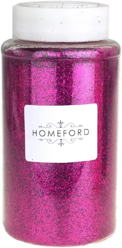 Vista 6 de Homeford Botella de purpurina fina, 1 libra a granel (negro)