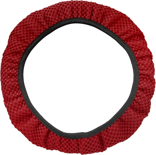 Vista 8 de X AUTOHAUX Funda universal elástica extensible para volante, antideslizante, transpirable, microfibra de seda de hielo, protector de volante