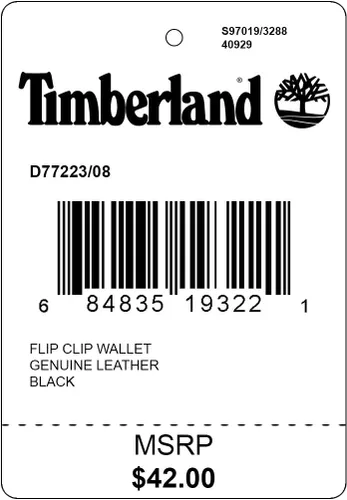 Vista 38 de Timberland Cartera delgada de cuero con bolsillo frontal para tarjetas de crédito para hombre