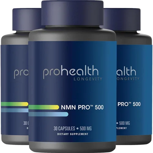 Vista 9 de ProHealth NMN Pro 500 (30 cápsulas) clínicamente estudiado Uthever NMN. Precursor de NAD+ para energía celular, apoyo mitocondrial y envejecimiento