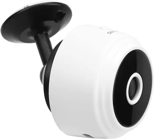 Vista 6 de A9, cámara 1080P con cubierta trasera magnética, mini videocámara de seguridad para el hogar Micro cámara de video (blanco)