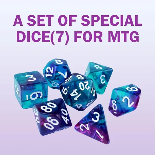 Vista 3 de Tapete MTG TCG -Incluye tubo de almacenamiento y 7 dados-¡Experimenta calidad de primer nivel y alfombrilla impermeable y antideslizante con bloqueo