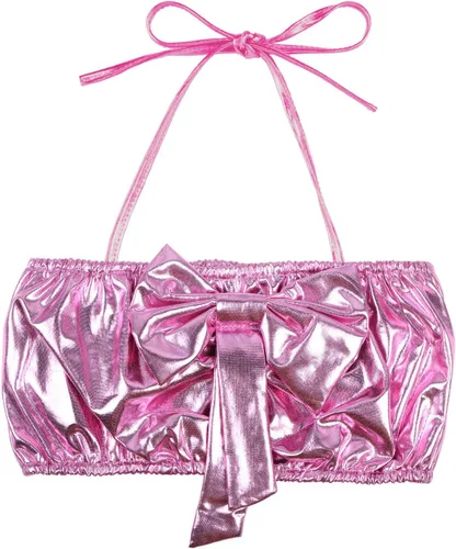 Vista 2 de TFJH E Traje de baño de 3 piezas para niñas y niñas, bikini con cola de pez de 3 a 10 años