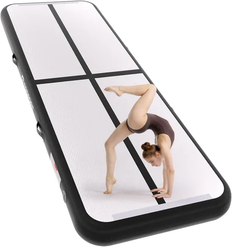 Vista 8 de FBSPORT Gymnastics Training Mats Inflatable Air Gymnastics Mat 4/8 inches Thickness Inflatable Floor Mats for Home