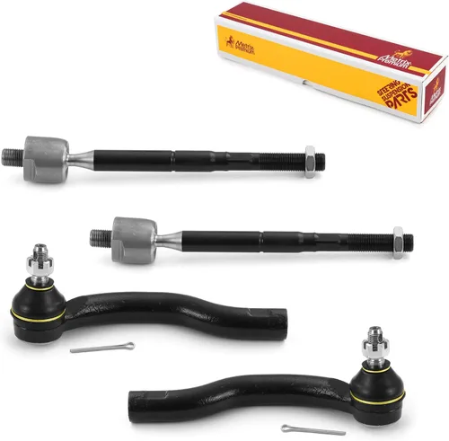 Vista 67 de Metrix Premium Chassis Parts - Kit de 4 piezas de extremos de barra de acoplamiento frontal exterior e interior compatible con Nissan Pathfinder