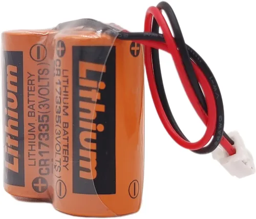 Vista 4 de MR-BAT6V1 2CR17335A WK17 6V 1800mAh PLC Batería con enchufe para Mitsubishi M80 Driver MR-J4 servo System