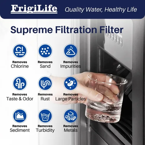 Vista 4 de Filtro de agua para refrigerador Compatible con Frigidaire EPTWFU01, EWF02, Pure Source Ultra II, 1 unidad