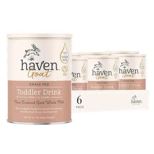 Vista 11 de Haven Fórmula de Cabra para Niños Pequeños, Leche de Cabra Entera en Polvo de Cabras Alimentadas con Pasto para Niños Pequeños con Probióticos