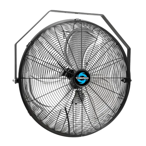 Vista 8 de Tornado Paquete de 2 ventiladores de pared industriales de alta velocidad de 20 pulgadas, 4750 CFM, 3 velocidades, cable de 6 pies, uso industrial