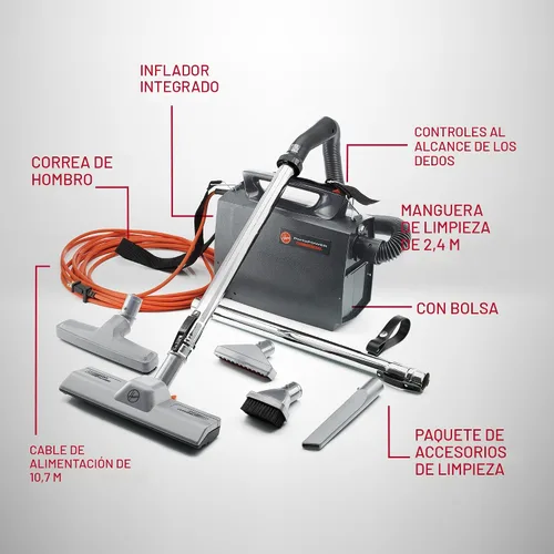Vista 11 de Hoover CH30000 PortaPower Commercial aspiradora con contenedor liviana