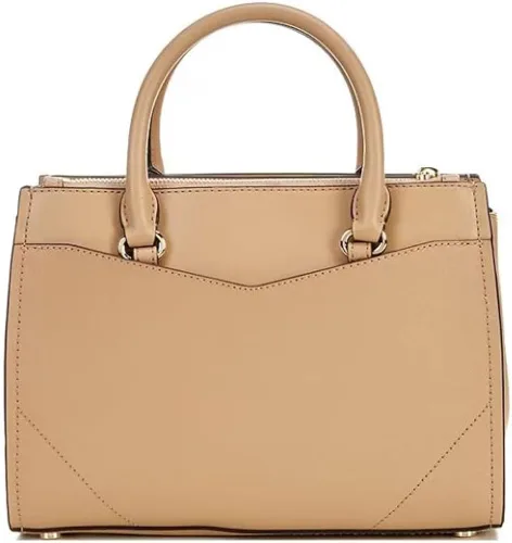 Vista 2 de Michael Michael Kors Everly - Bolsa mediana de piel saffiano, color camello, Camello