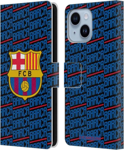 Vista 48 de Head Case Designs Funda de piel con licencia oficial del FC Barcelona Barca Crest Patterns, tipo cartera, compatible con Apple iPhone 11