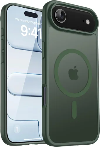 Vista 87 de CACOE Funda magnética para iPhone 12 y iPhone 12 Pro de 6.1 pulgadas - Compatible con MagSafe y soporte magnético para teléfono en el automóvil,