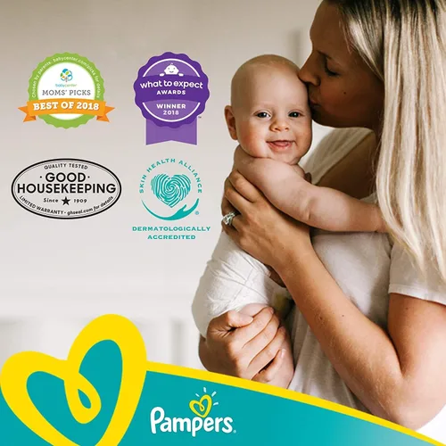 Vista 3 de Pampers Swaddlers Active - Pañales para bebé, talla 5, 19