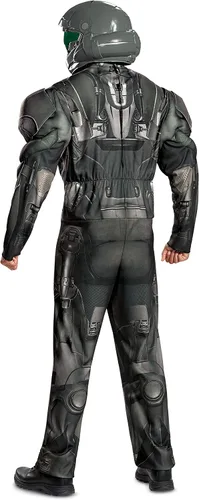 Vista 2 de Disguise Disfraz para hombre de talla grande Halo Spartan Buck Muscle
