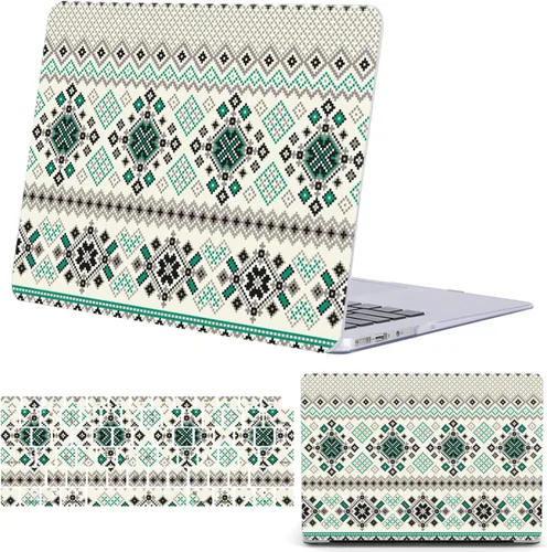 Vista 32 de Funda rígida de plástico para MacBook Air de 15 pulgadas y cubierta Mármol de oro beige