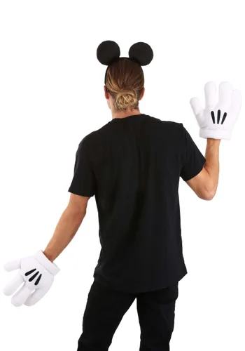 Vista 3 de Set de orejas y guantes de Mickey para mujer Multicolor