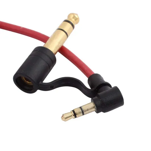 Vista 7 de Dr Dre - Cable de audio de repuesto de 0.138 in y 0.256 in para Monster Beats Pro Detox