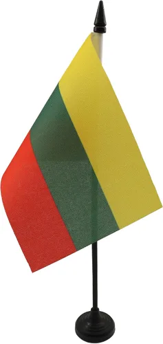 Vista 21 de AZ FLAG Aland Table Flag 4x6 in 100D Polyester Plastic Base Indoor use Finnish 15x10 cm desk flag stitched finish with reinforced edges with
