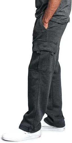 Vista 5 de Cotton Joggers for Men Casual Drawstring Athletic Jogger Gym Workout Jogging Pants Straight Cargo Pants Sweatpants