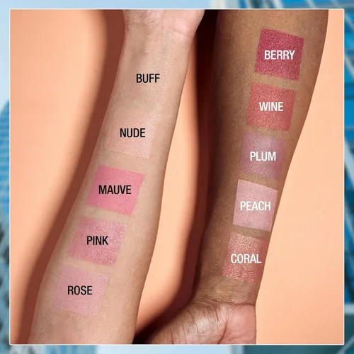 Vista 5 de Maybelline Fit Me Blush, Ligero, Suave, Mezclable, Maquillaje de Color de Larga Duración que Realza el Rostro Todo el Día, Buff, 1 Unidad