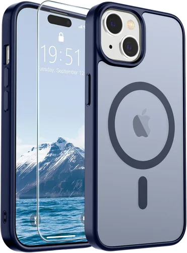 Vista 194 de SUPFINE Funda magnética para iPhone SE 2022 (3ª)/2020 (2ª), iPhone 8 (compatible con MagSafe) (protección contra caídas de grado militar), funda