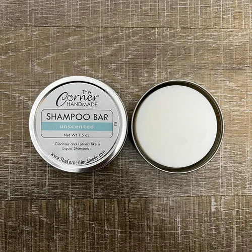 Vista 3 de Barra de champú, champú sólido para todo tipo de cabello, ecológico y sostenible, sin perfume