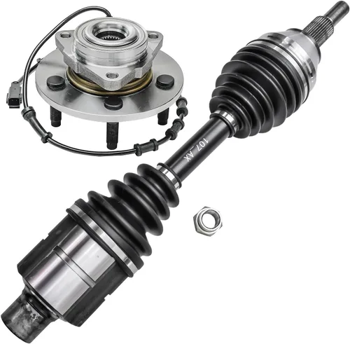 Vista 192 de Detroit Axle - 2 ejes CV delanteros para Chevy Silverado 1500 2007-2018, GMC Sierra Suburban Yukon XL 1500 Avalanche Cheyenne Cadillac Escalade ESV